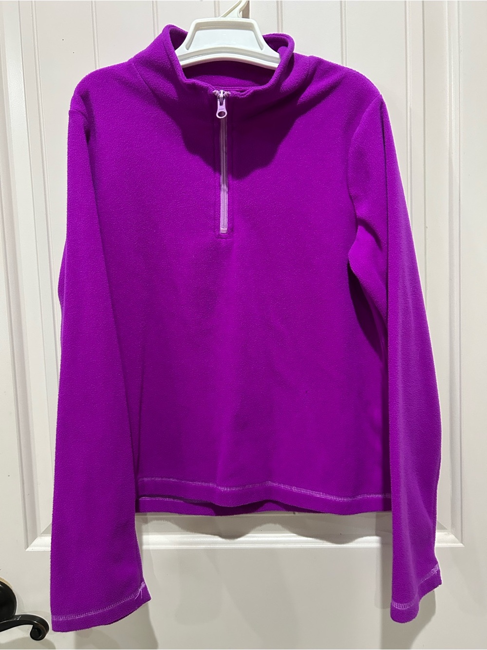Purple Half-Zip Fleece Pullover Kid’s XL